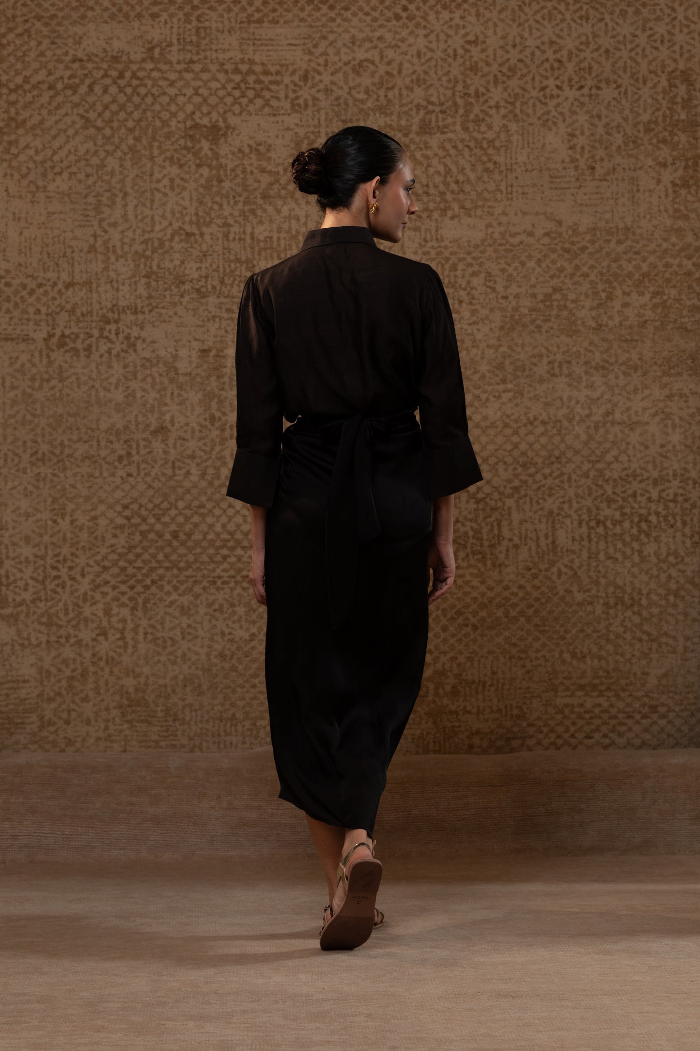 Diamond Yolk ShirtSet - Black