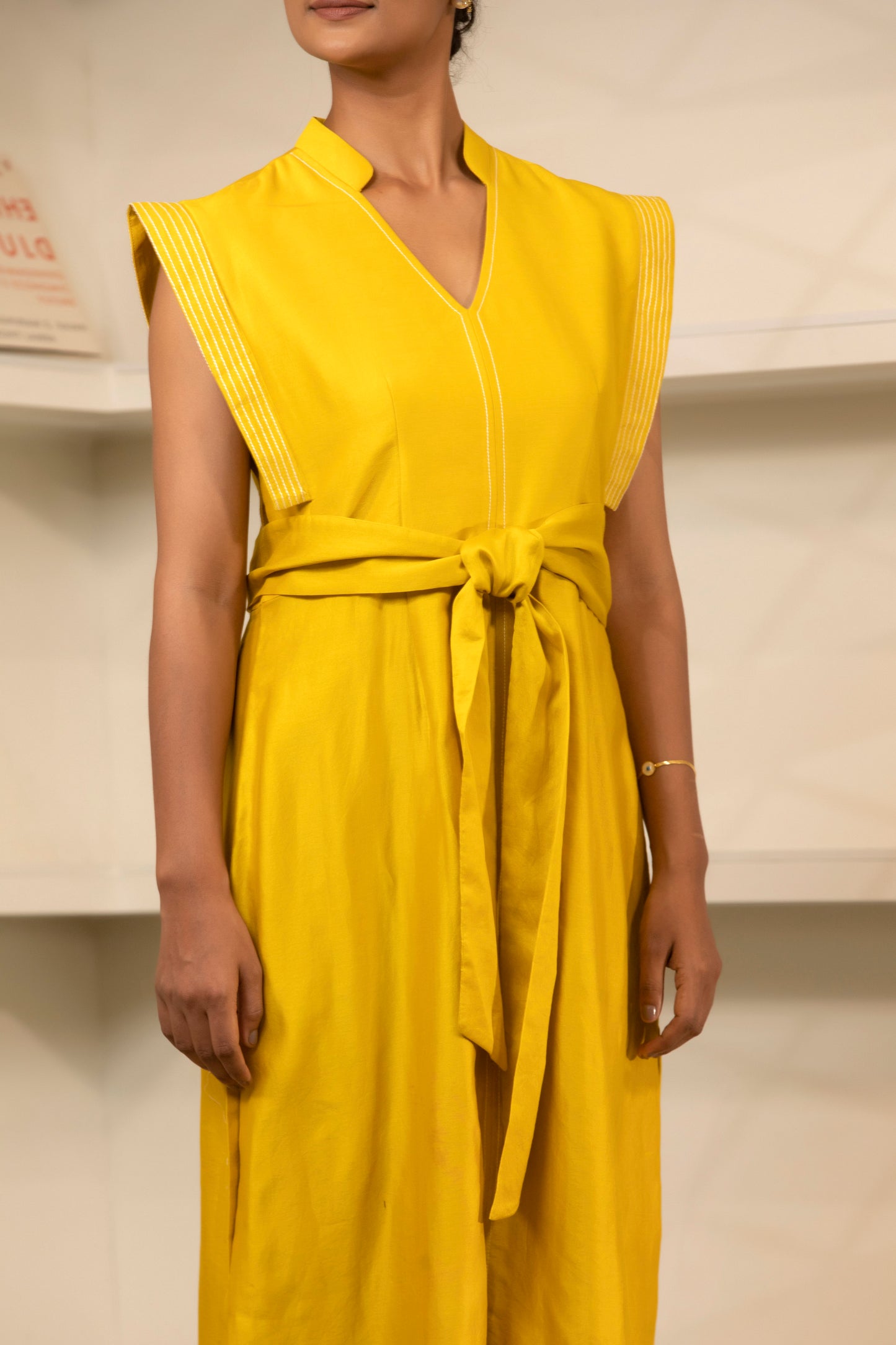 Grace Long Dress Yellow