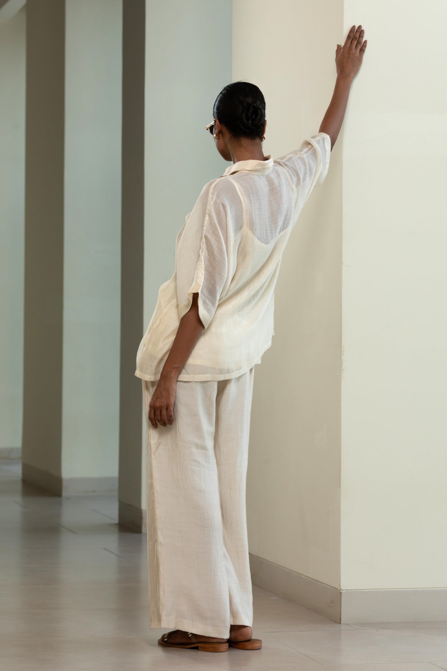 Eeda Full Patch Shirt - Off-White