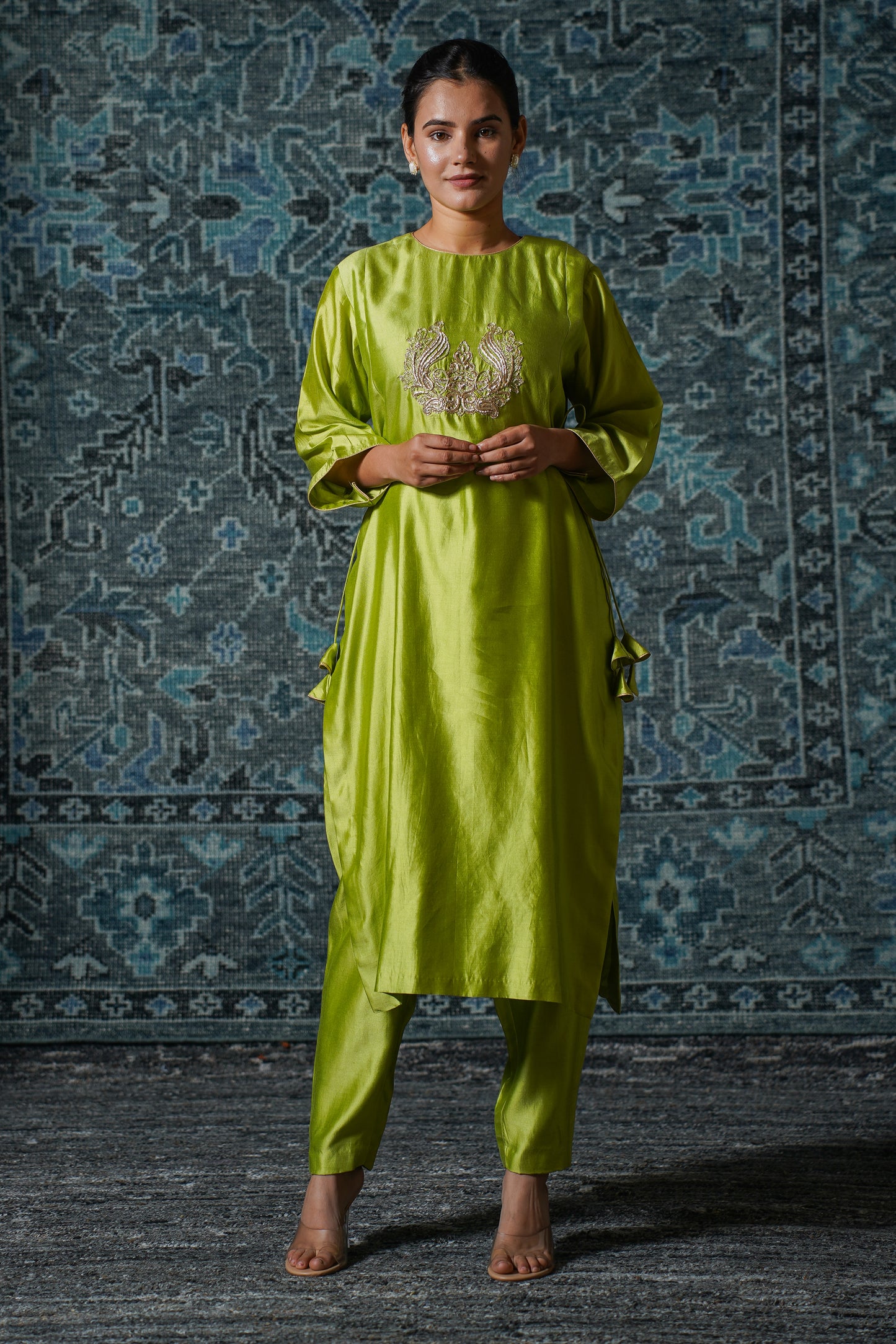 buy Green Kurta Set Online