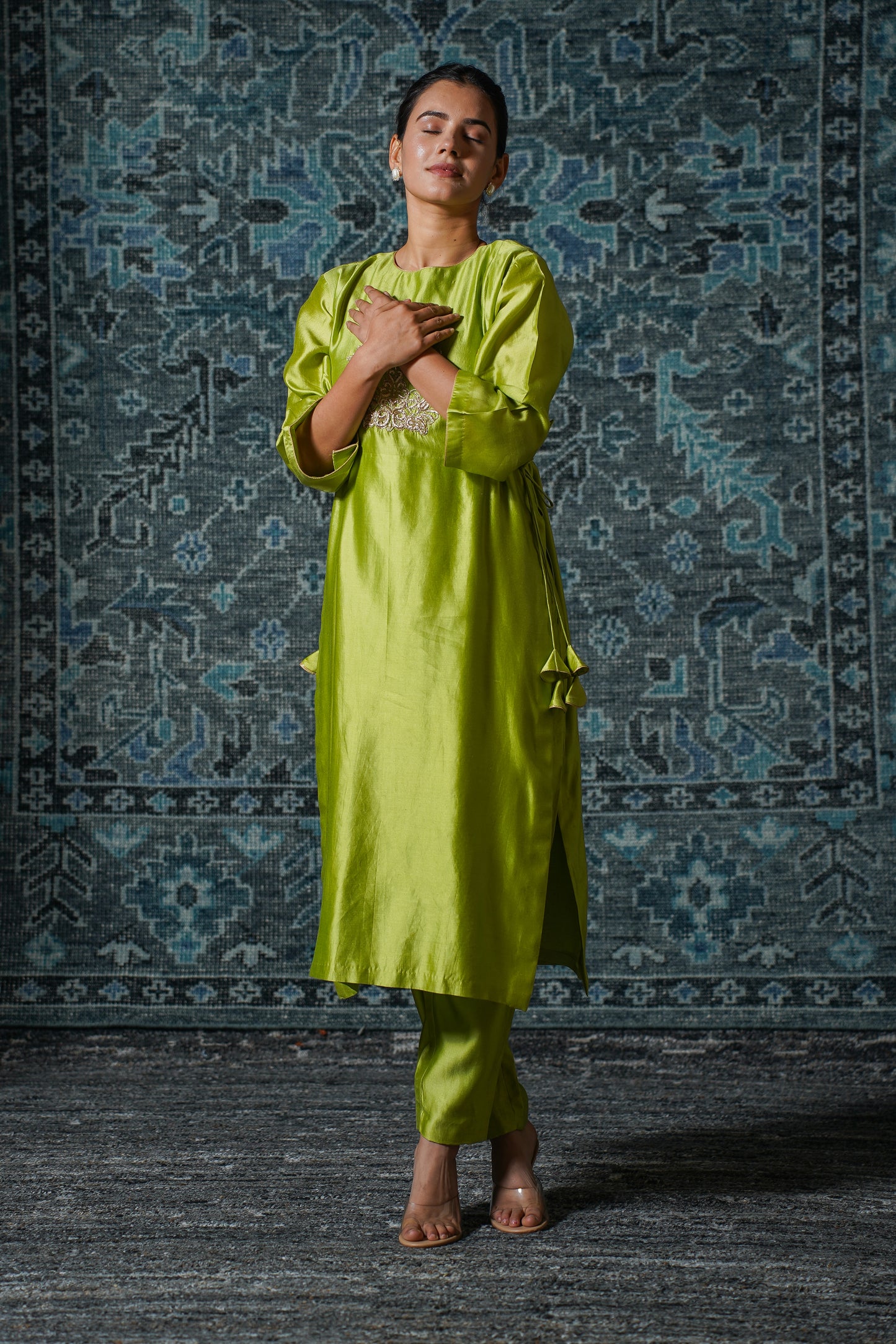 buy Green Kurta Set Online
