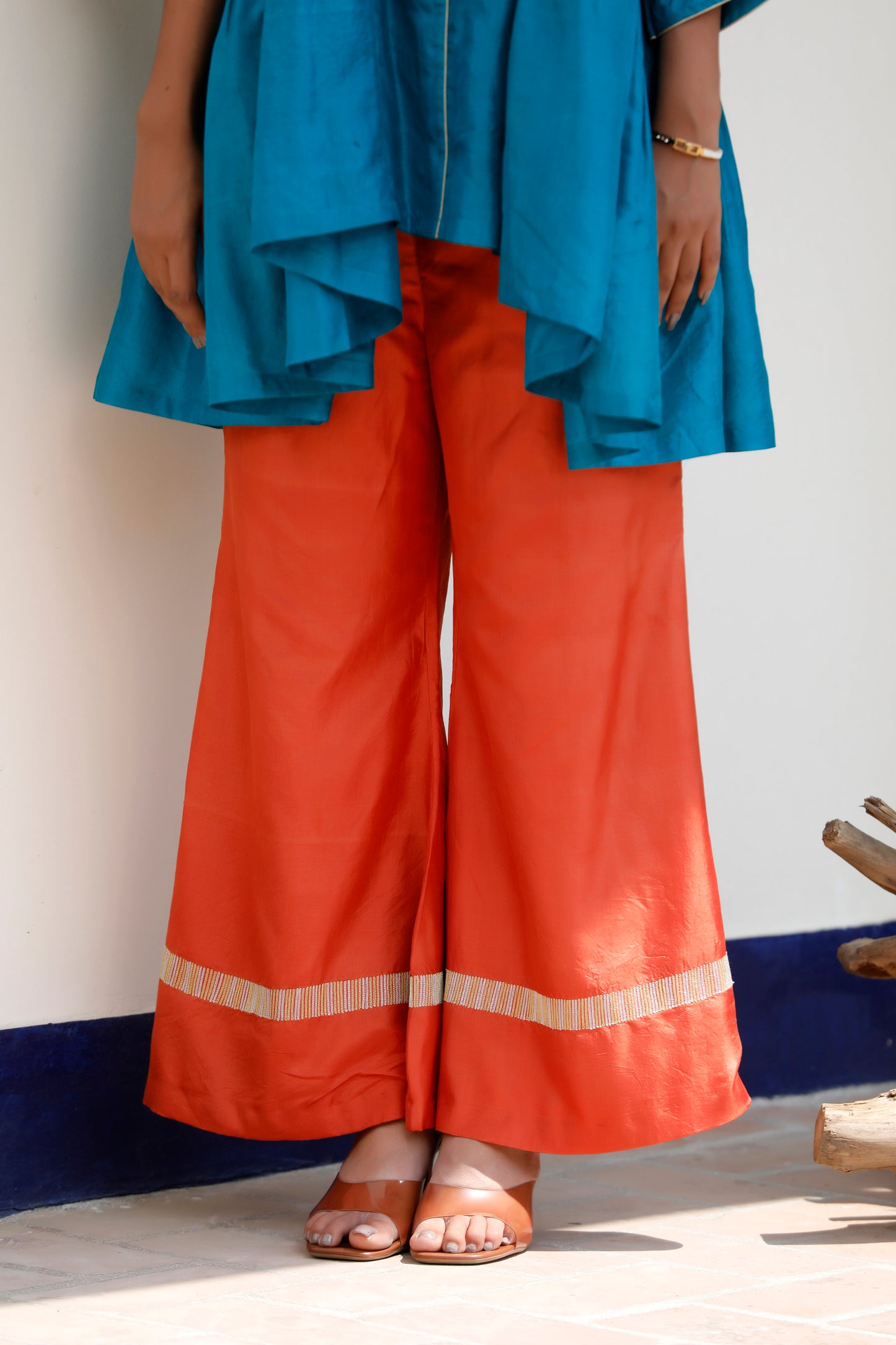 Saaz Silk Pant