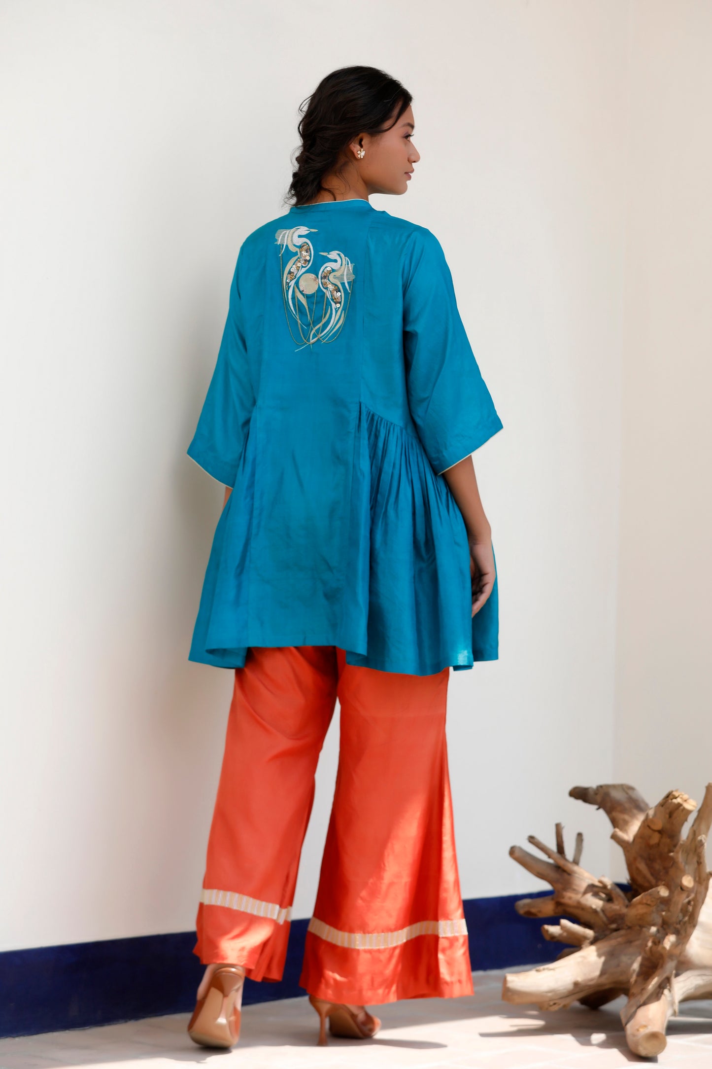 Saaz Silk Pant