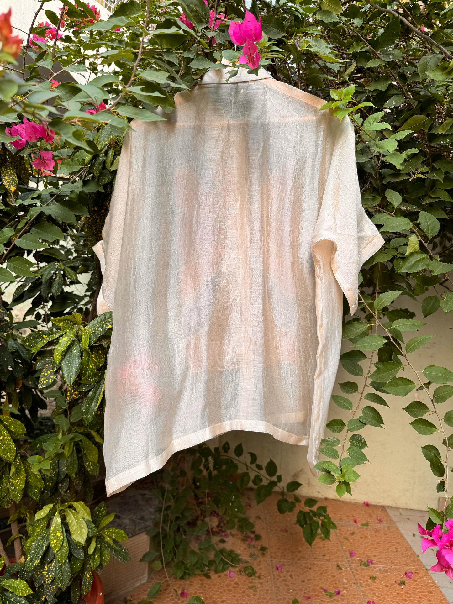 Eeda Full Patch Shirt - Off-White