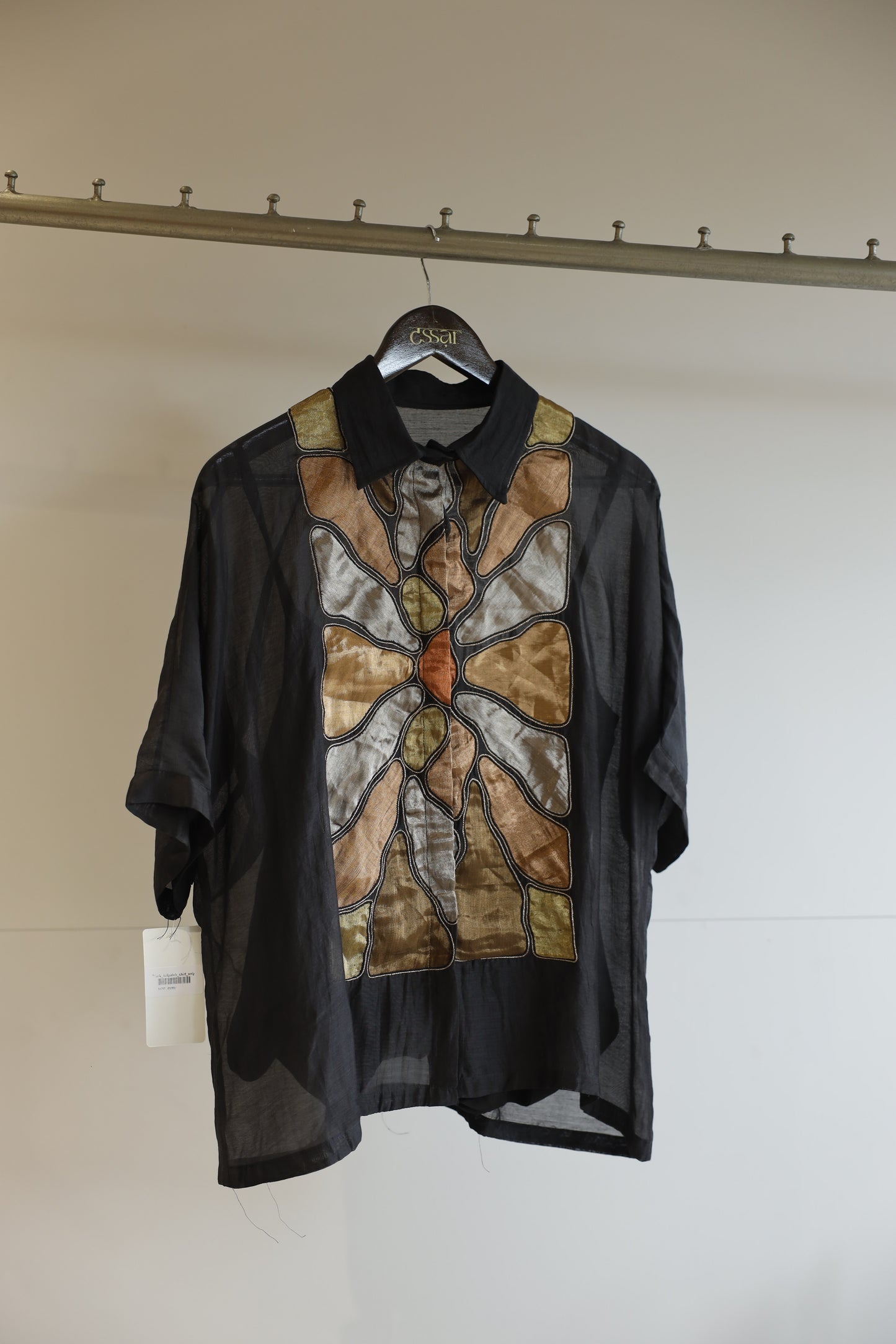 Eeda Full Patch Shirt - Black