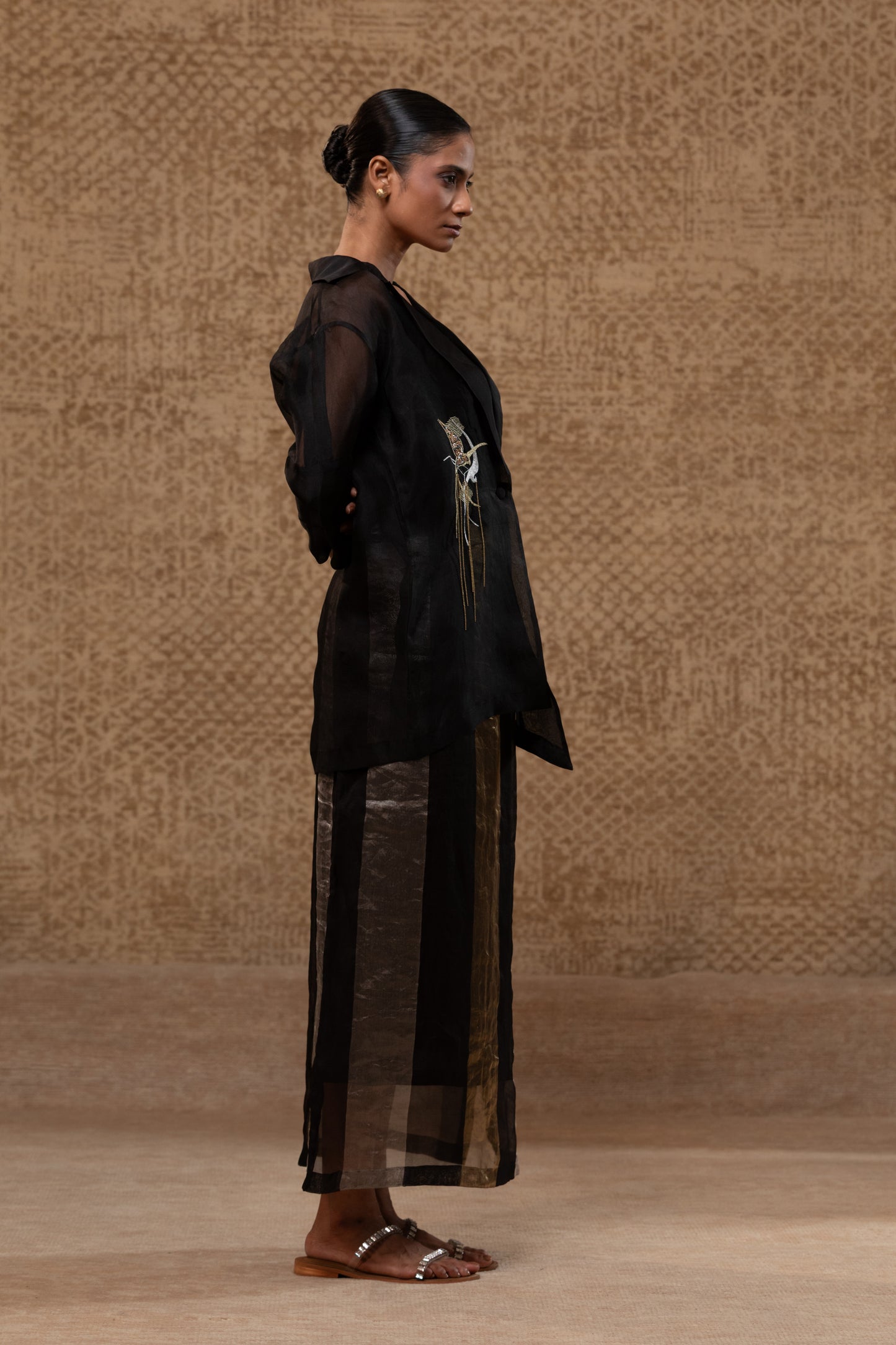 Tinka Jacket Set - Black