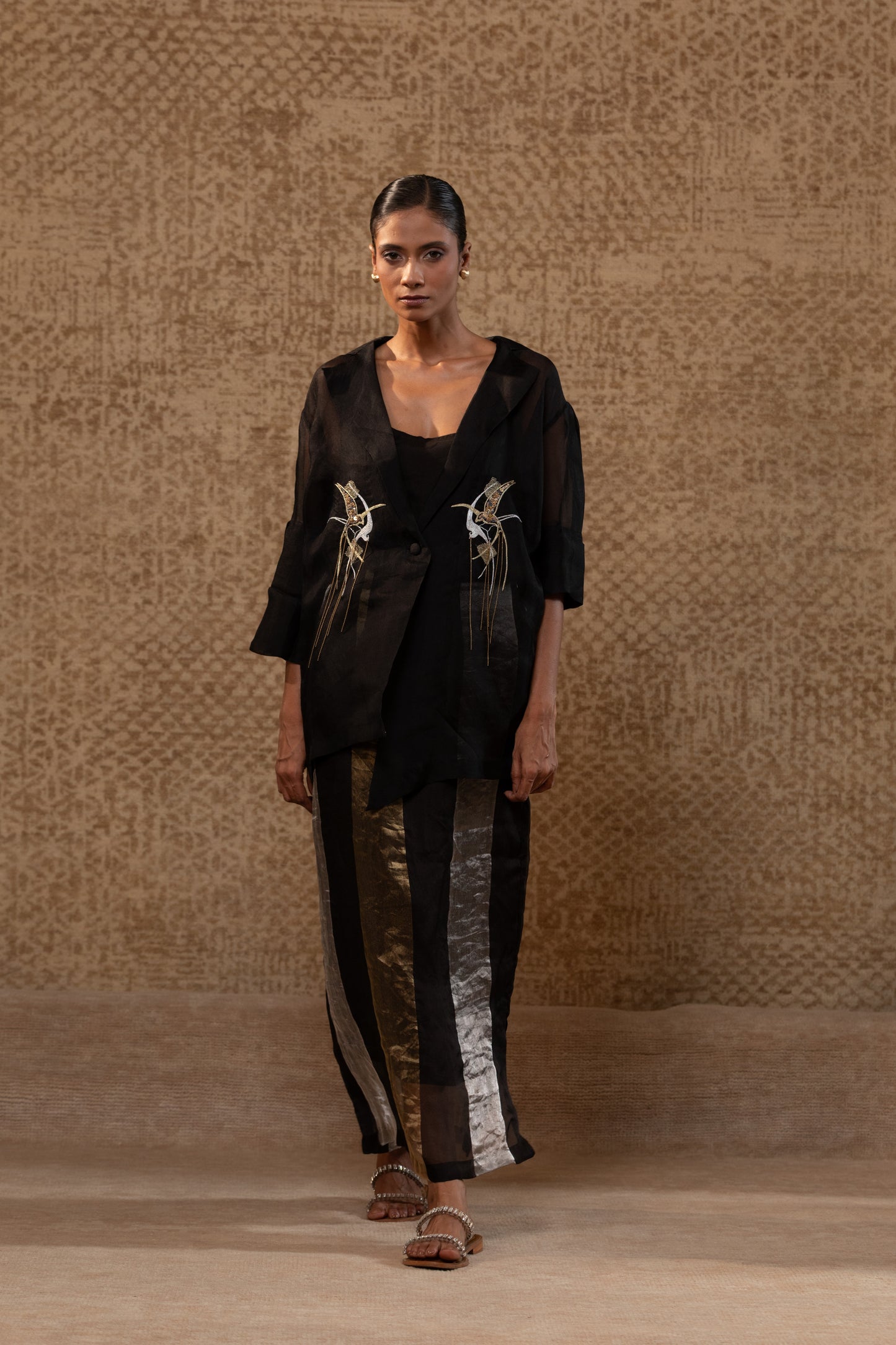 Tinka Jacket Set - Black