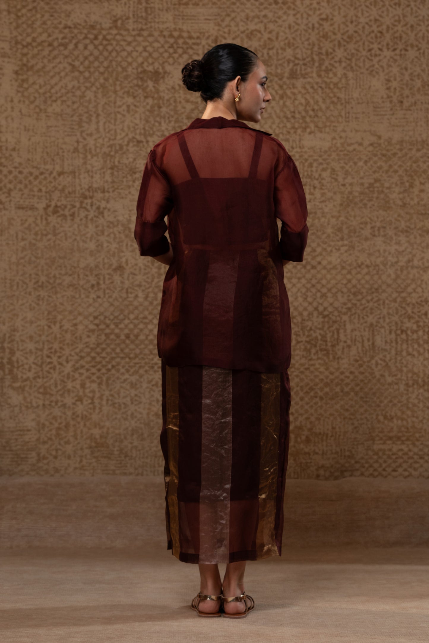 Tinka Jacket Set - Brown