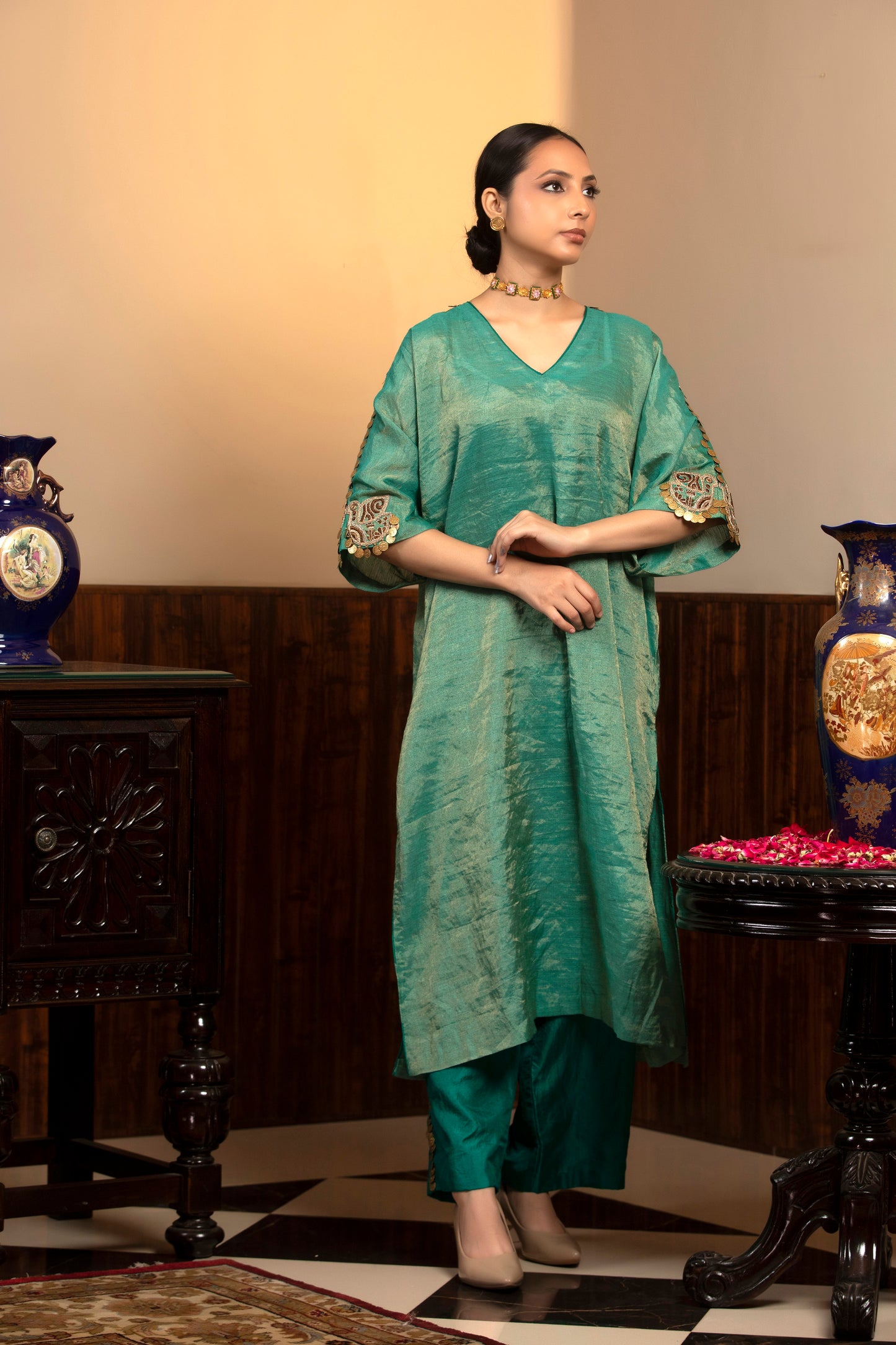 Parv - Green Kurta Set