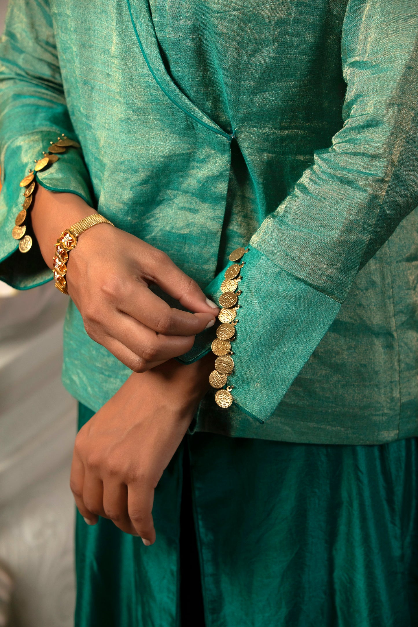 Parv - Green Skirt Set