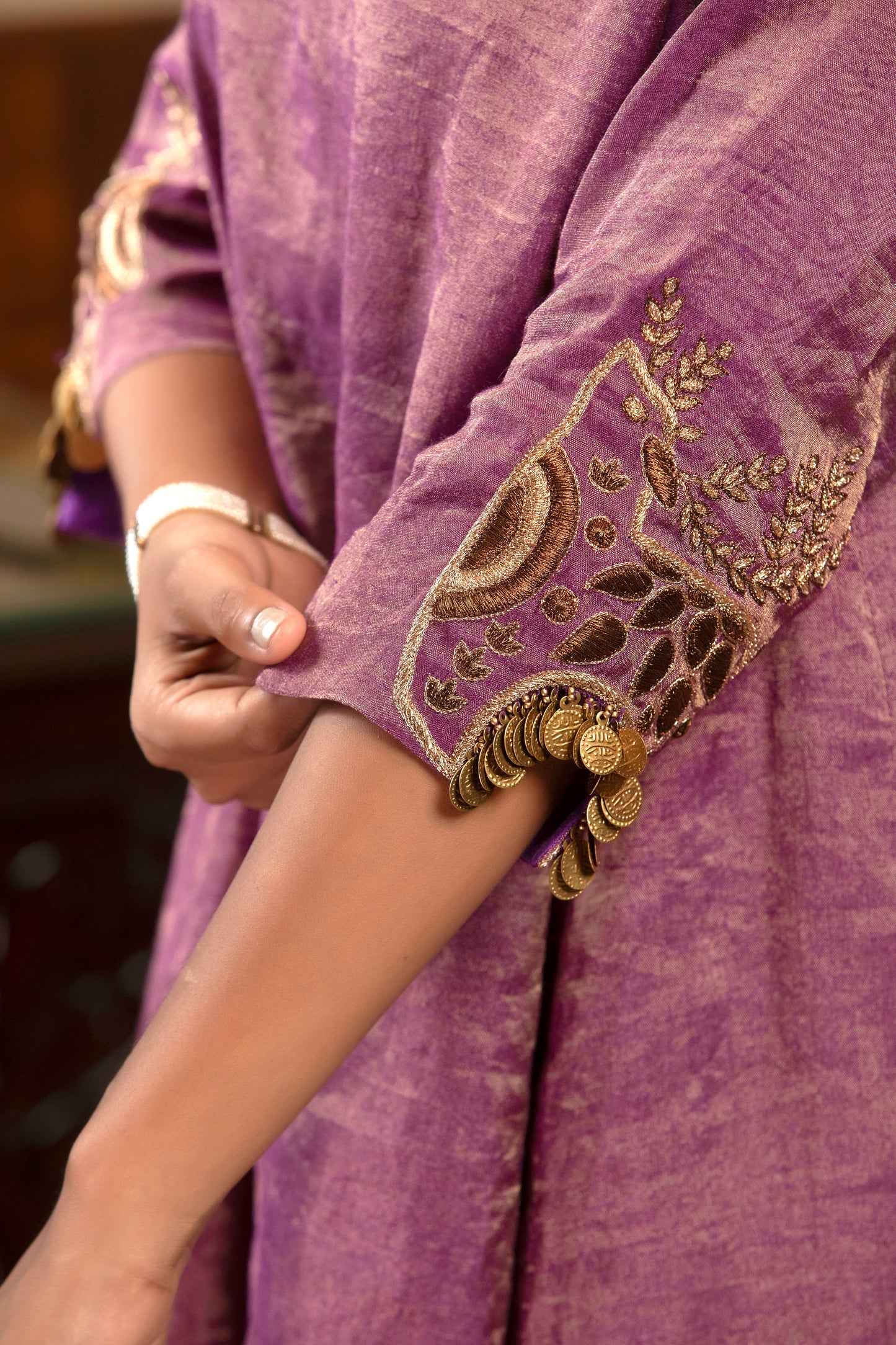 Parv - Purple Kurta Set