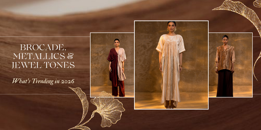 Brocade, Metallics & Jewel Tones: What’s Trending in 2026