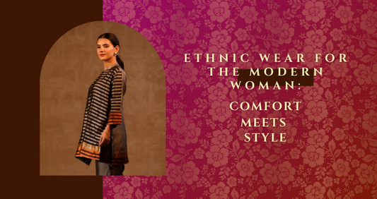 Ethnic wear for the modern woman: Comfort meets style.