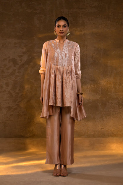 Agneya Pleated Tissue Yolk Set - Blush