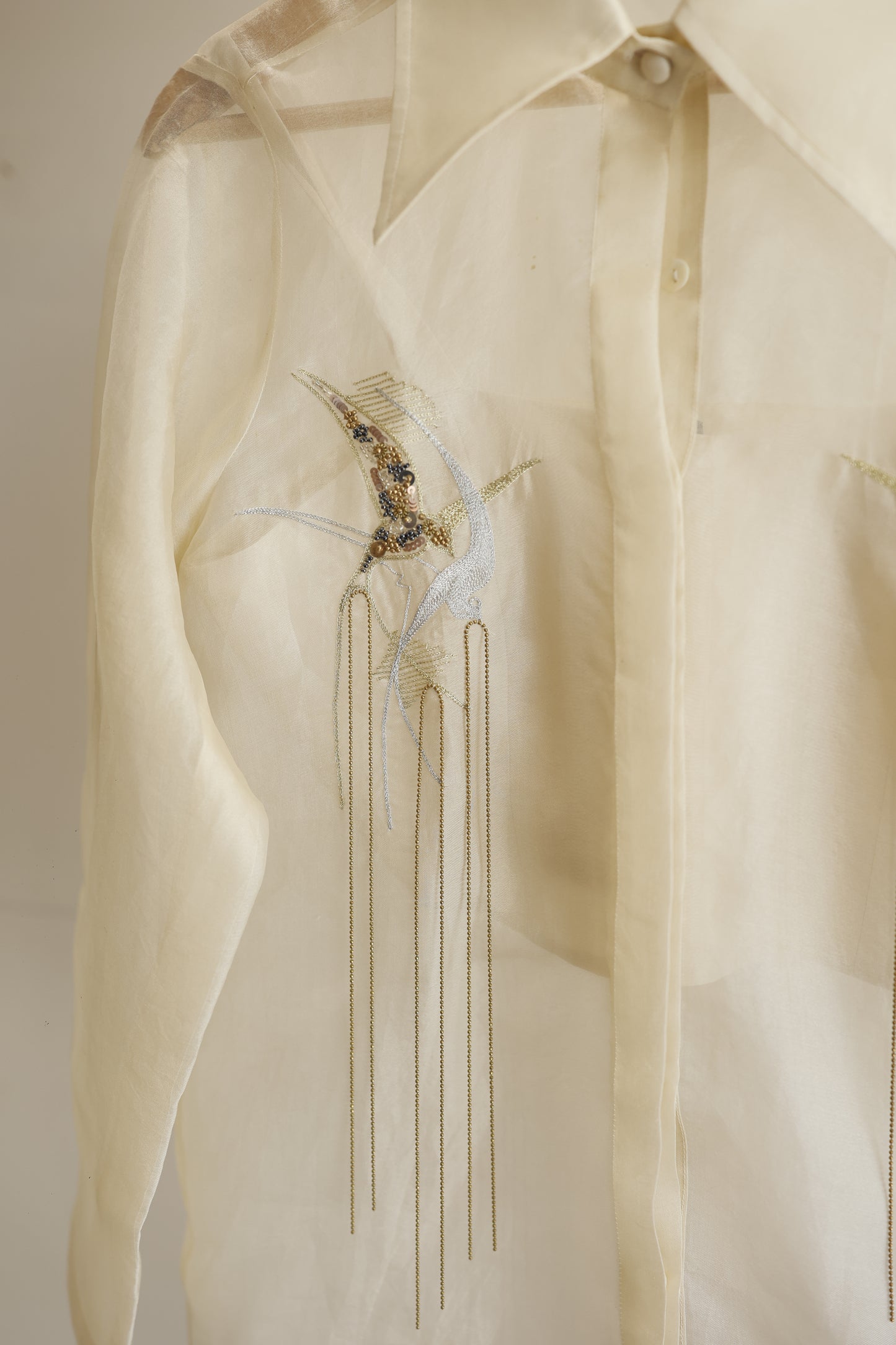 Tinka Shirt Skirt Set - Ivory