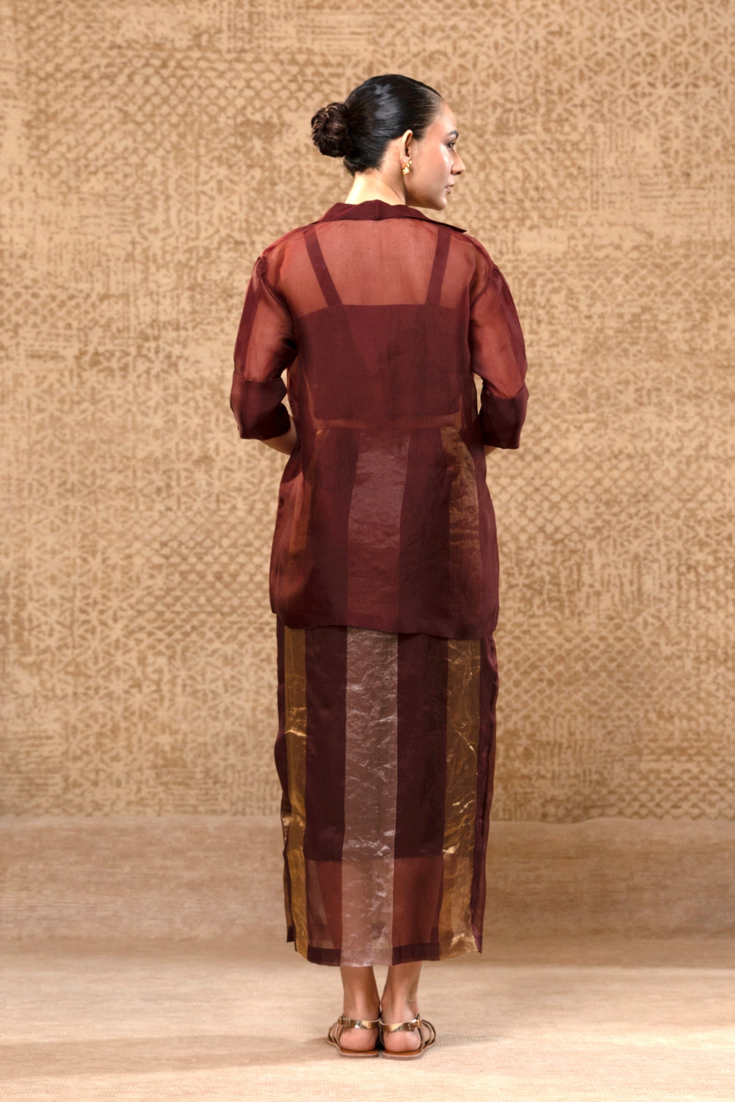 Tinka Jacket Set - Brown