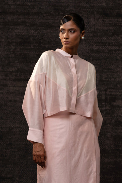 Gulnaar Skirt Set - Blush