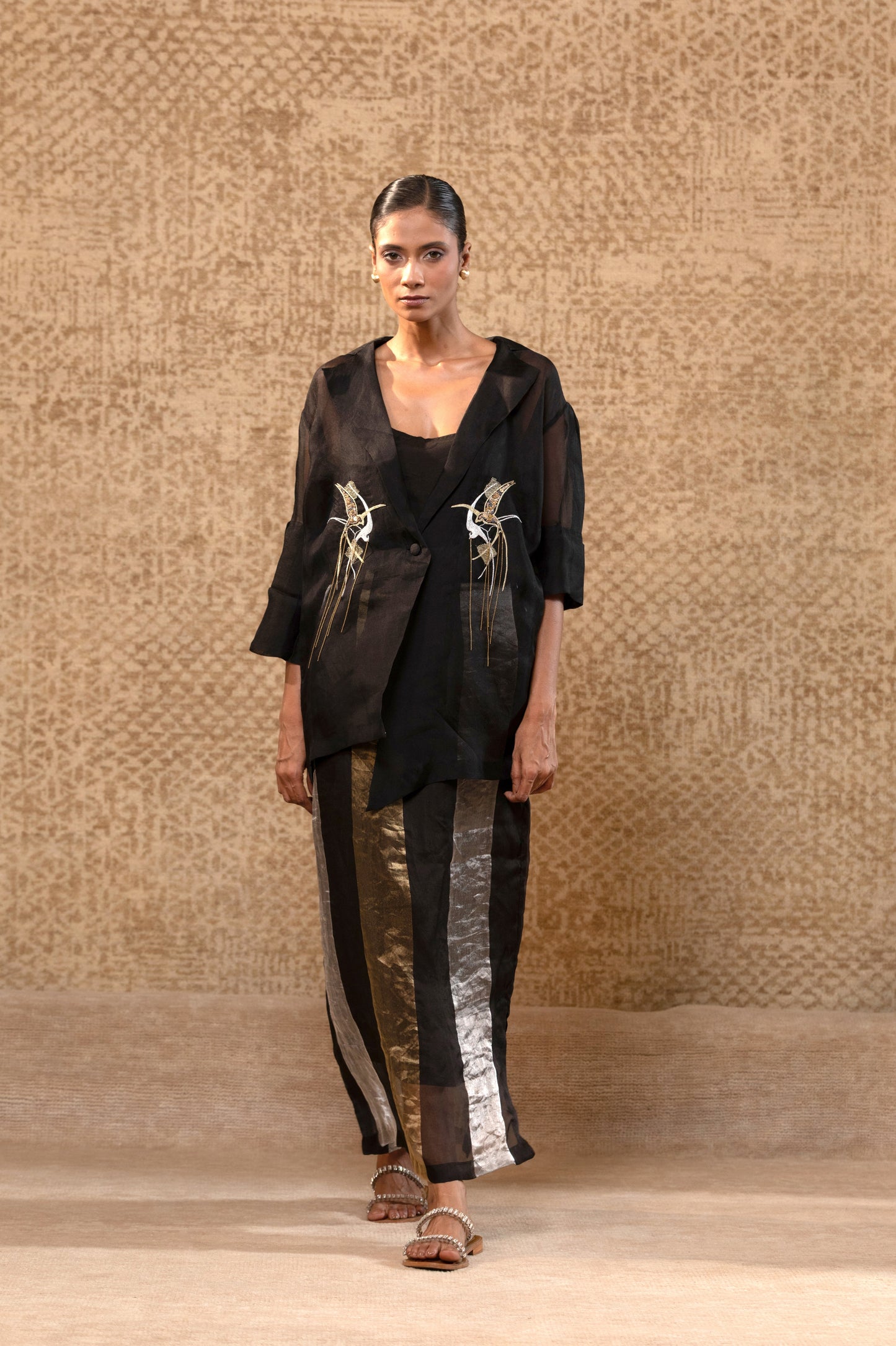 Tinka Jacket Set - Black