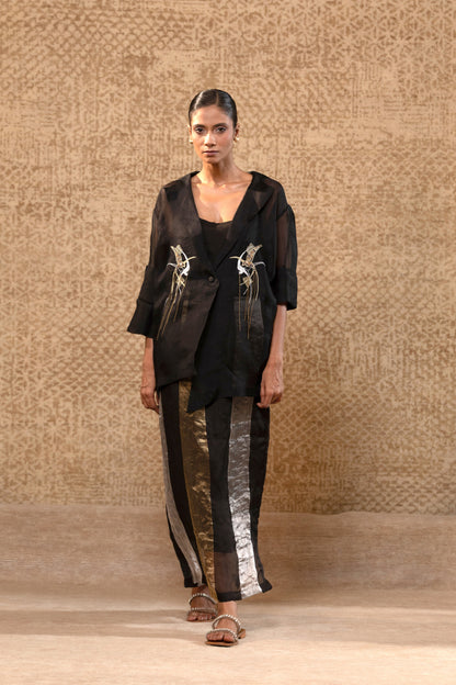 Tinka Jacket Set - Black