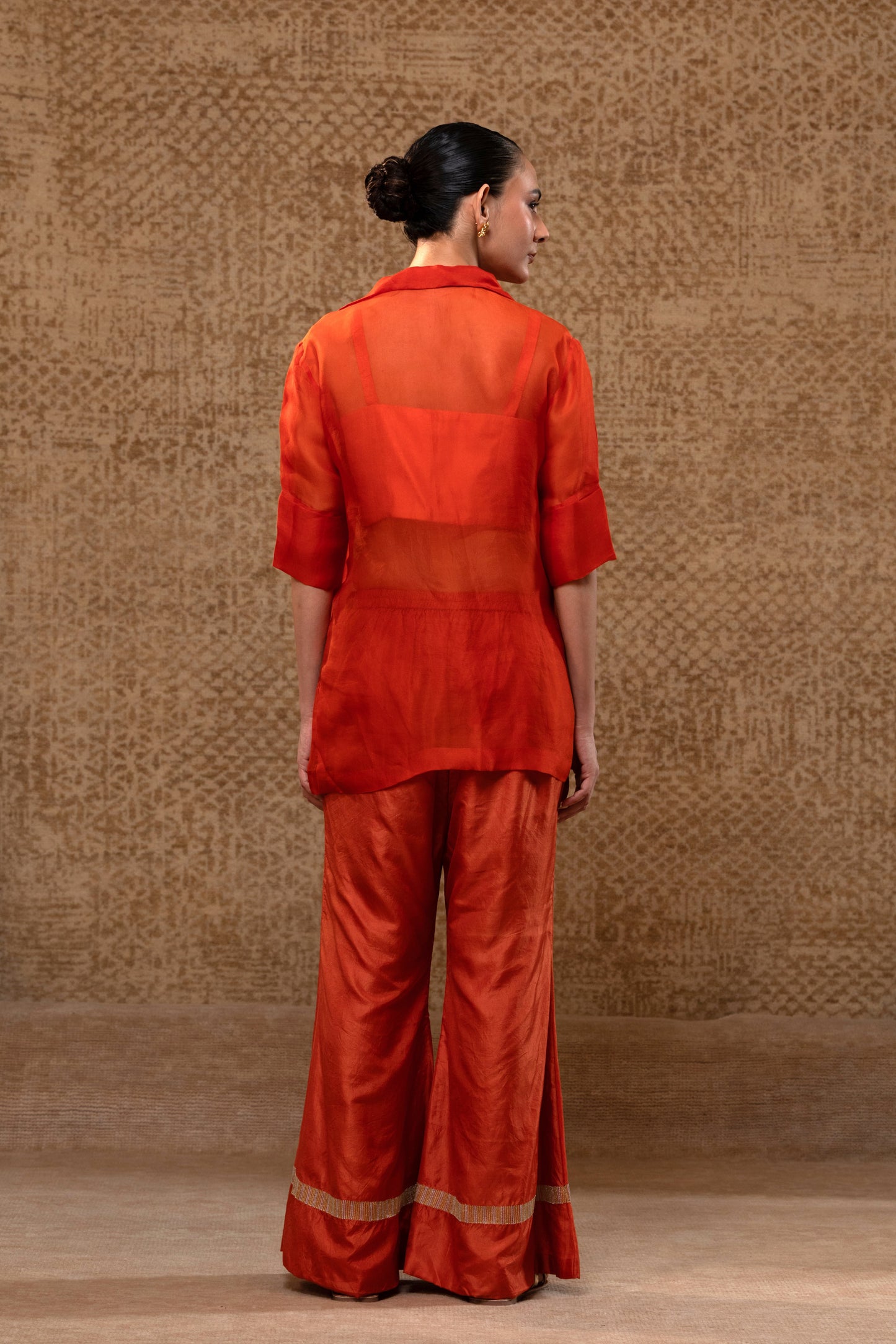 Tinka Jacket Pant Set - Orange