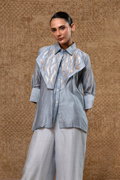 Diamond Yolk Shirt Only - Blue