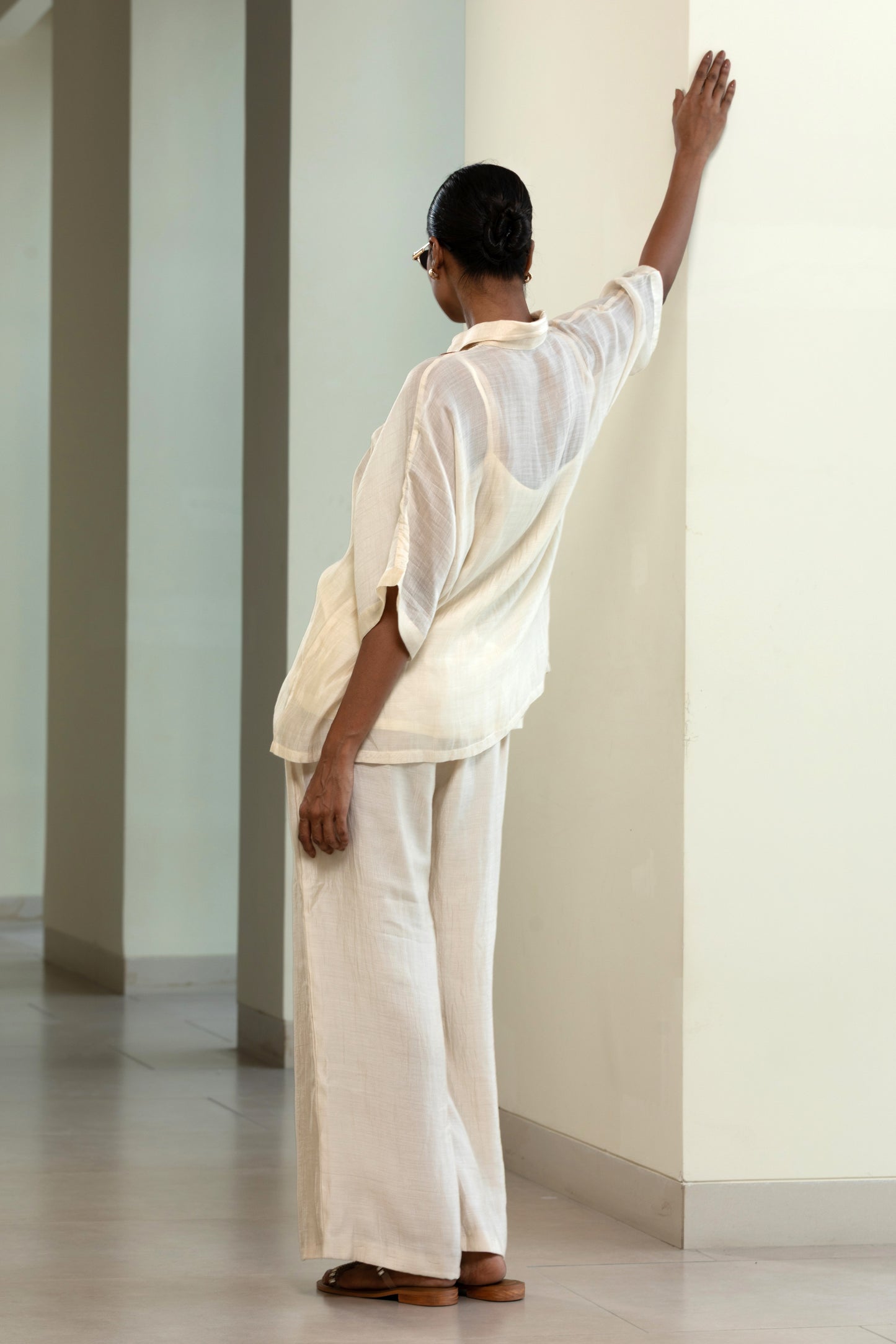 Eeda Full Patch Shirt - Off-White