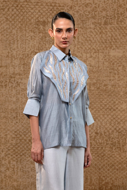 Diamond Yolk Shirt Only - Blue