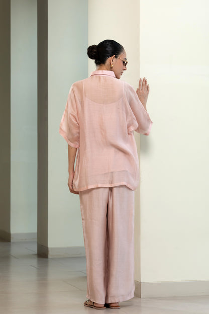 Eeda Full Patch Shirt - Pink