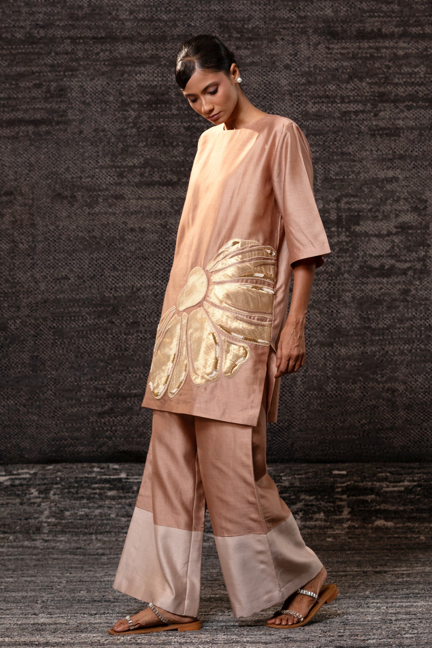 Gulnaar Floral CoordSet - Rosewood