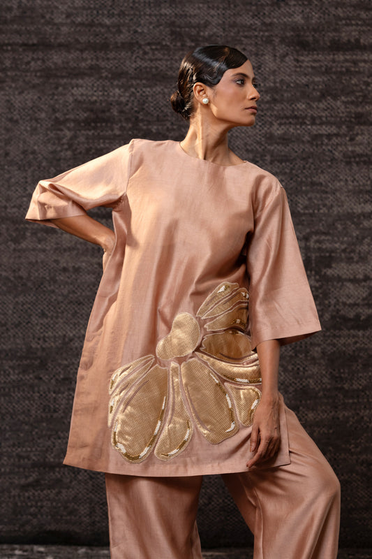 Gulnaar Floral CoordSet - Rosewood