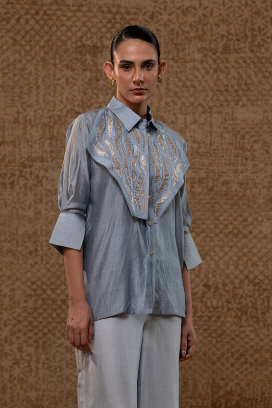 Diamond Yolk Shirt Only - Blue