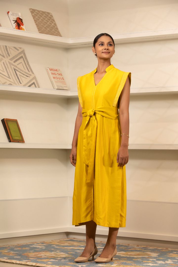 Grace Long Dress Yellow