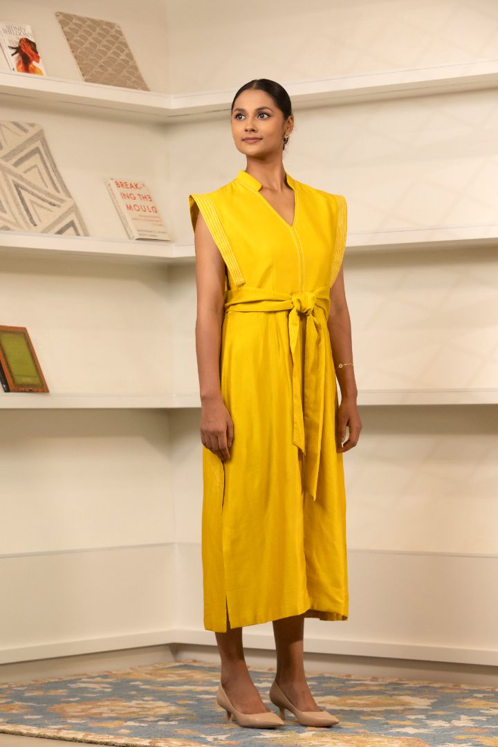 Grace Long Dress Yellow