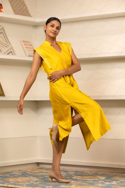 Grace Long Dress Yellow