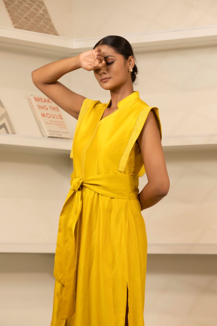 Grace Long Dress Yellow