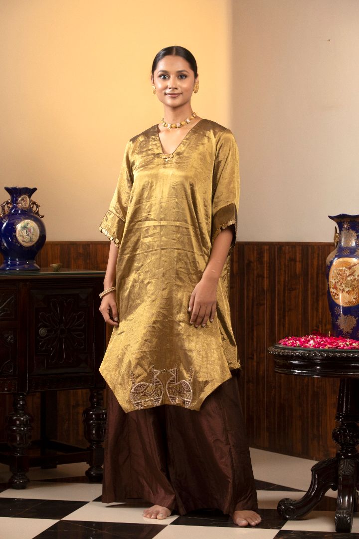 Parv - Gold Kurta Set