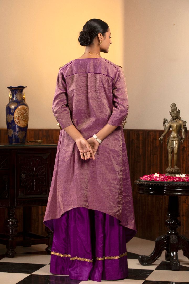 Parv - Purple Kurta Set