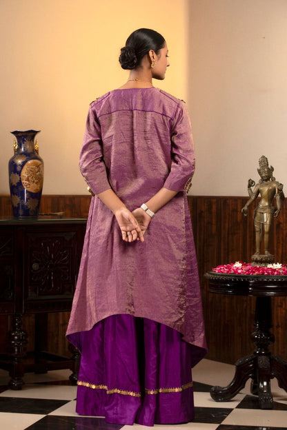 Parv - Purple Kurta Set