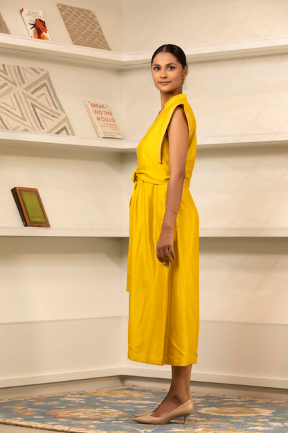 Grace Long Dress Yellow