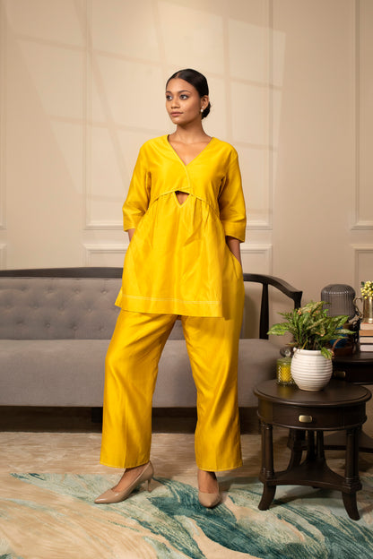 Grace A-Line Coord Set Yellow