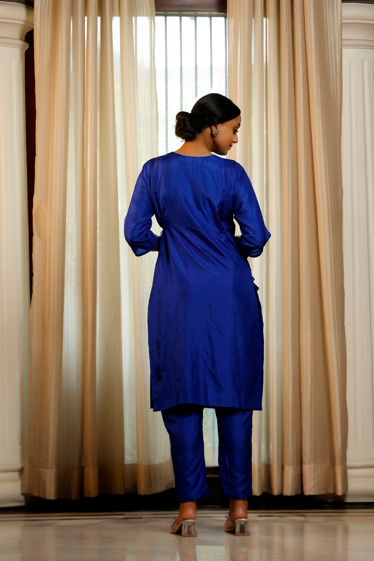 Noor Blue Dori Kurta Set