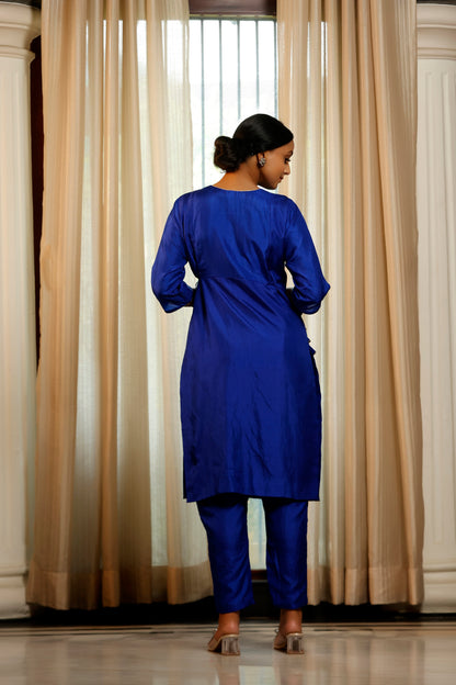 Noor Blue Dori Kurta Set