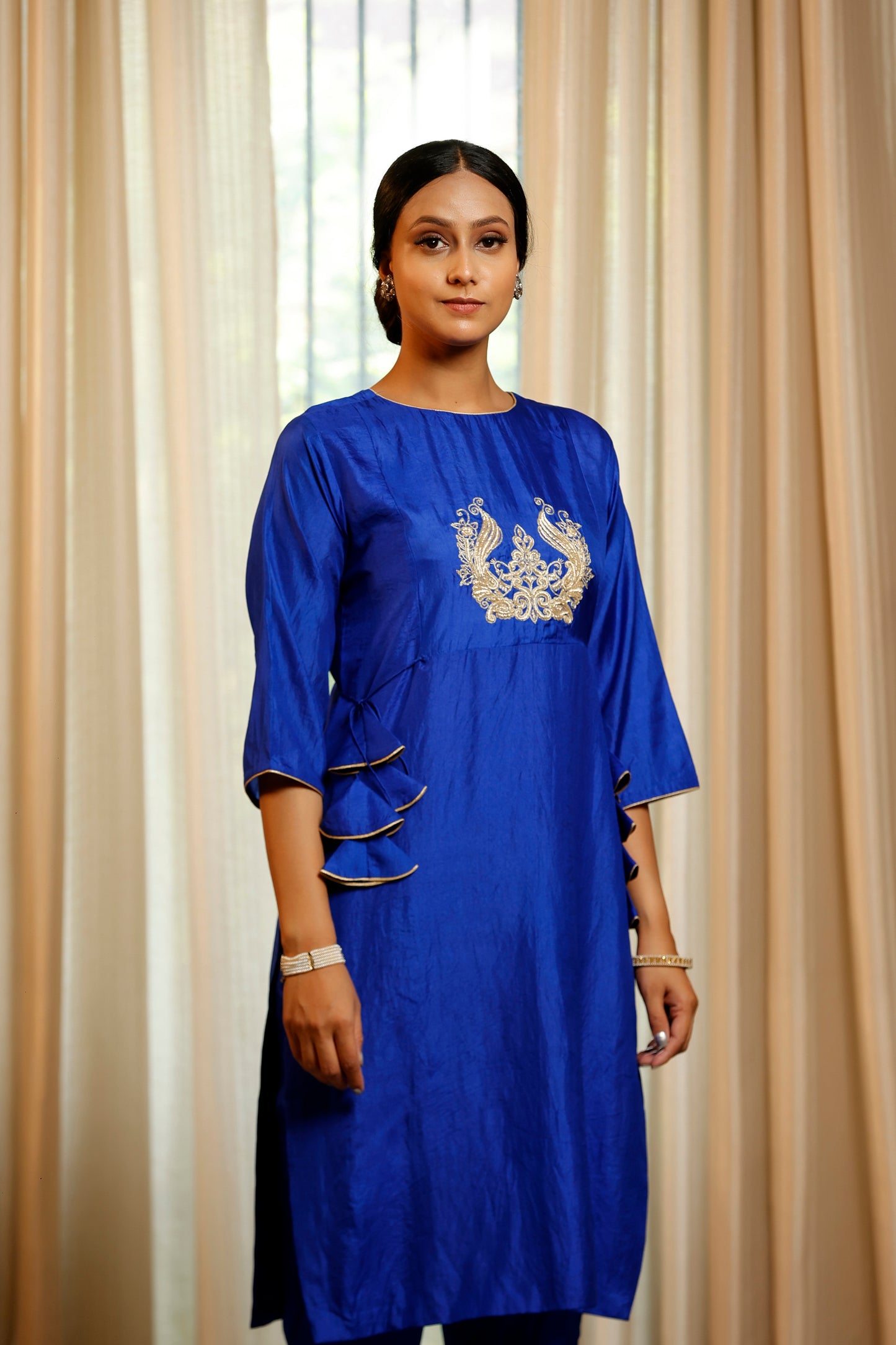 Noor Blue Dori Kurta Set