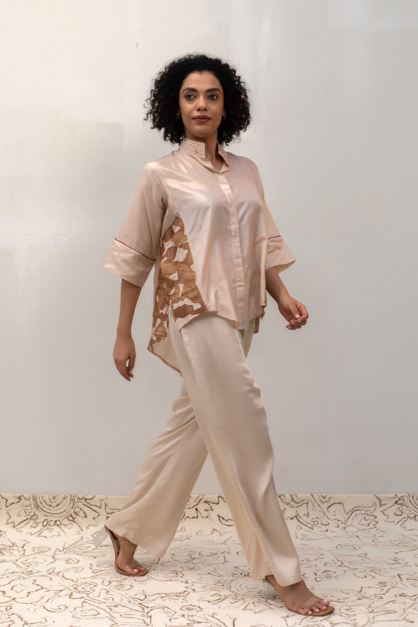 Eeda Varq Vine Shirt - Ivory
