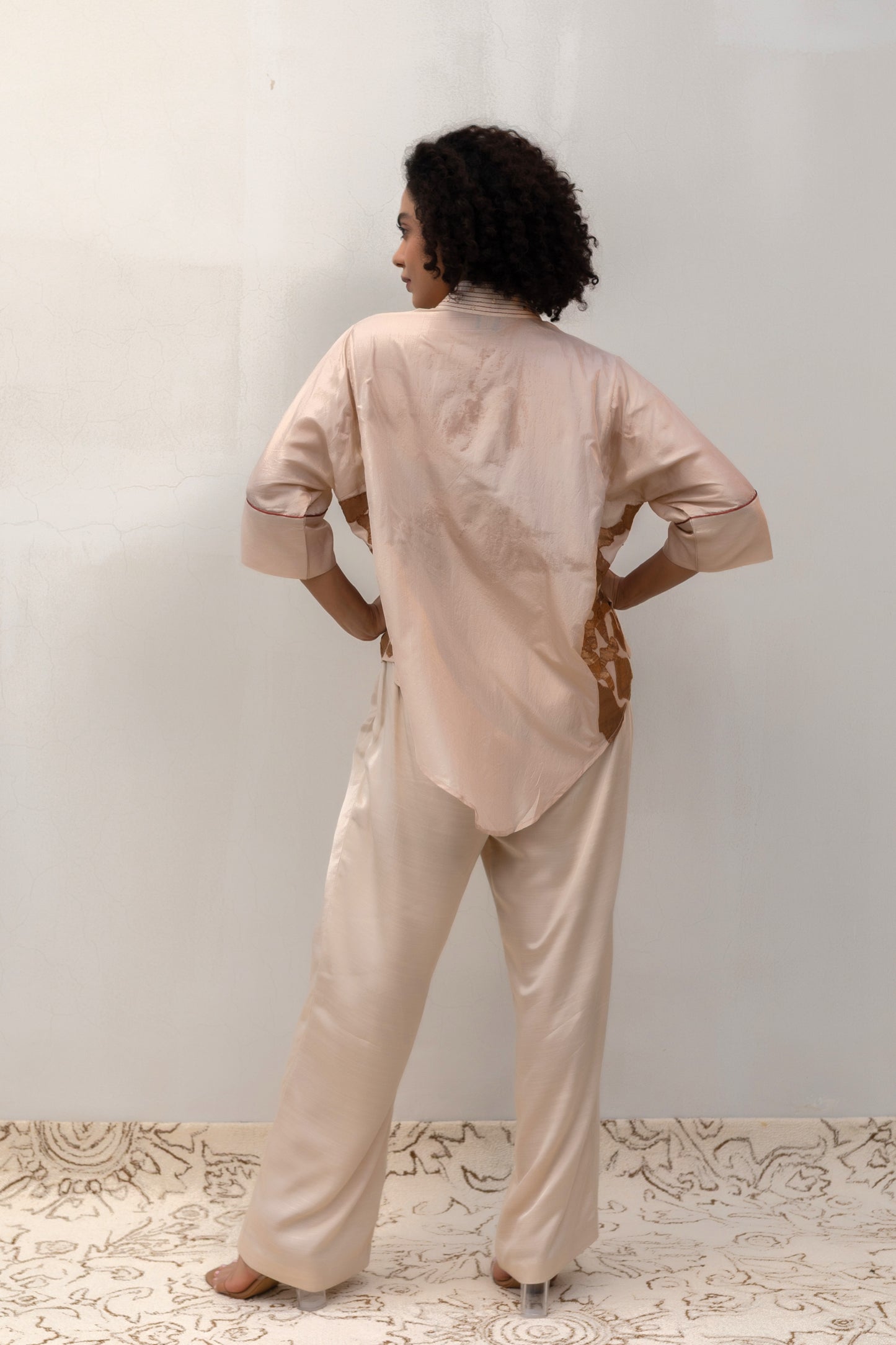 Eeda Varq Vine Shirt - Ivory