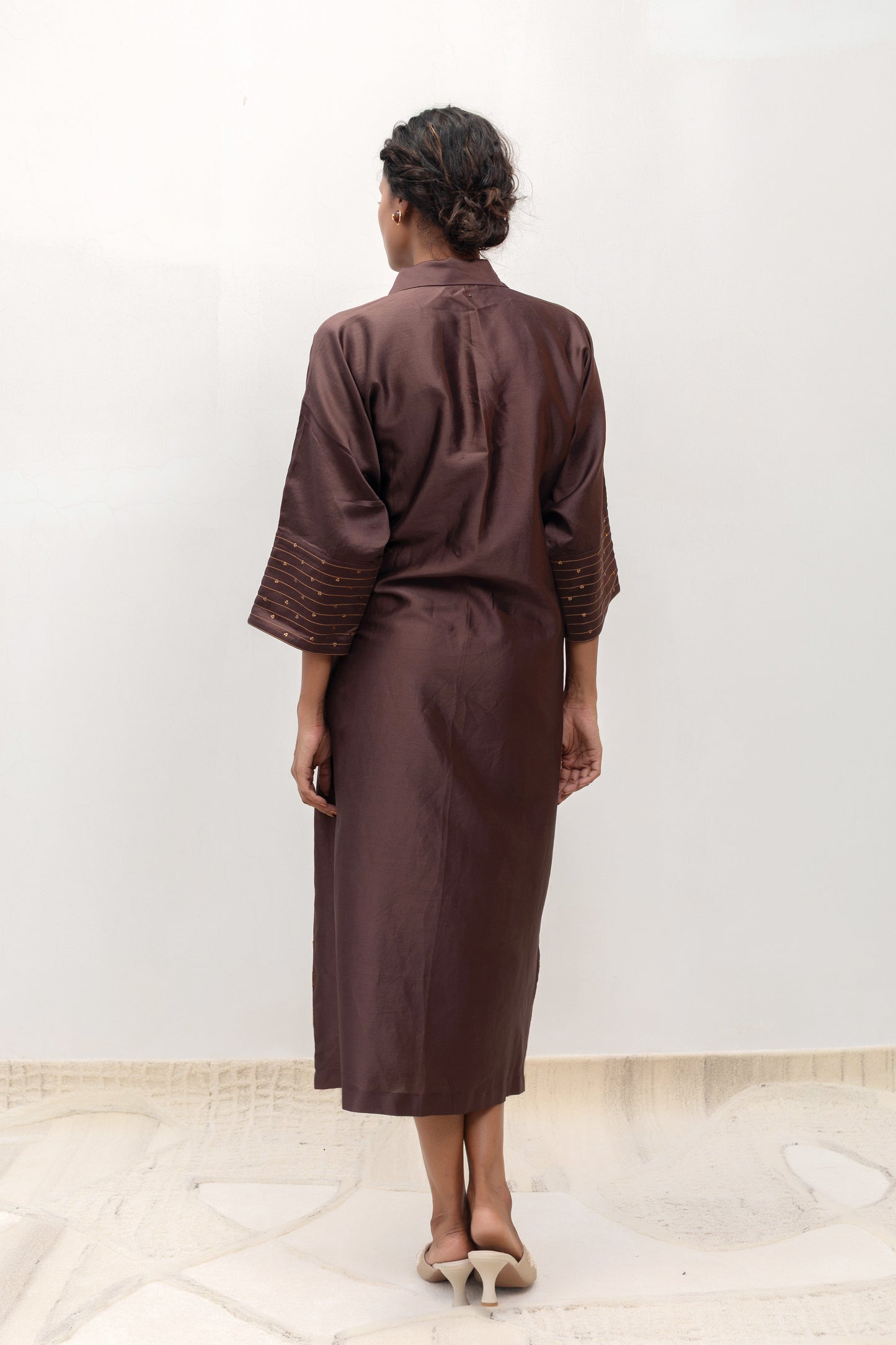 Eeda Varq Vine Dress - Brown
