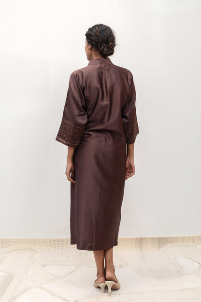 Eeda Varq Vine Dress - Brown