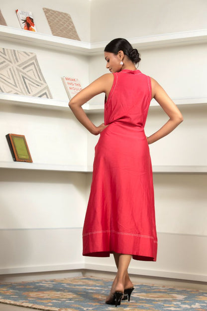 buy Red Tie Dress Online