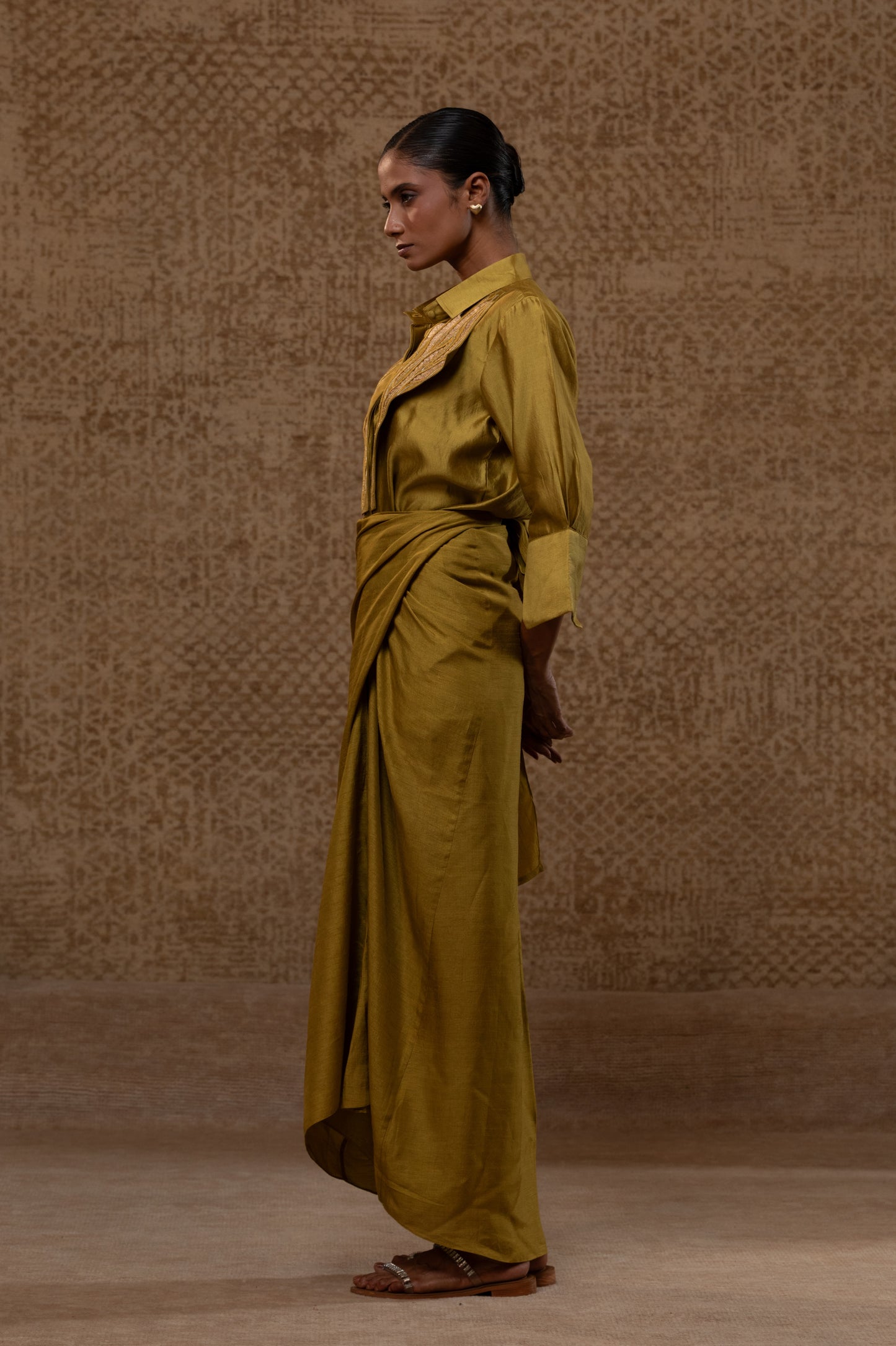 Diamond Yolk ShirtSet - Mustard