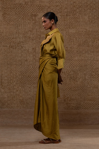 Diamond Yolk ShirtSet - Mustard